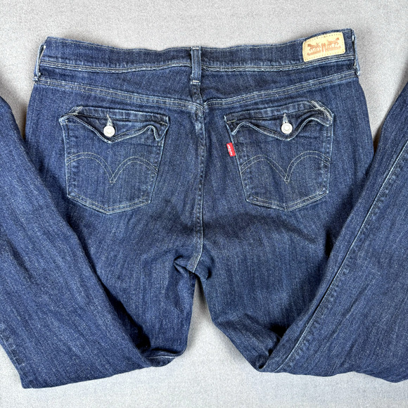 Levi’s Jeans Women’s Size 14 (32x28) Blue 515 Boot Cut Mid Rise Western Cowgirl - Picture 1 of 13